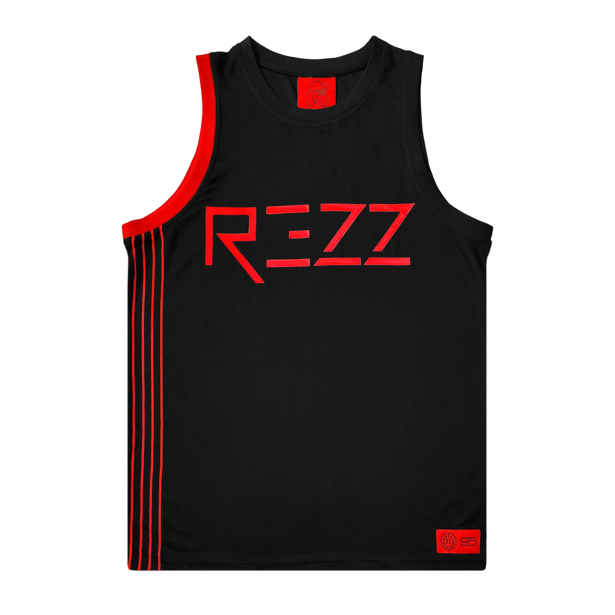 REZZ - Hand Logo - Basketball Jersey - Image 5